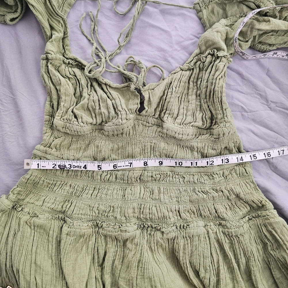 Free People Green Ankle Length Dress - Picture 8 of 10